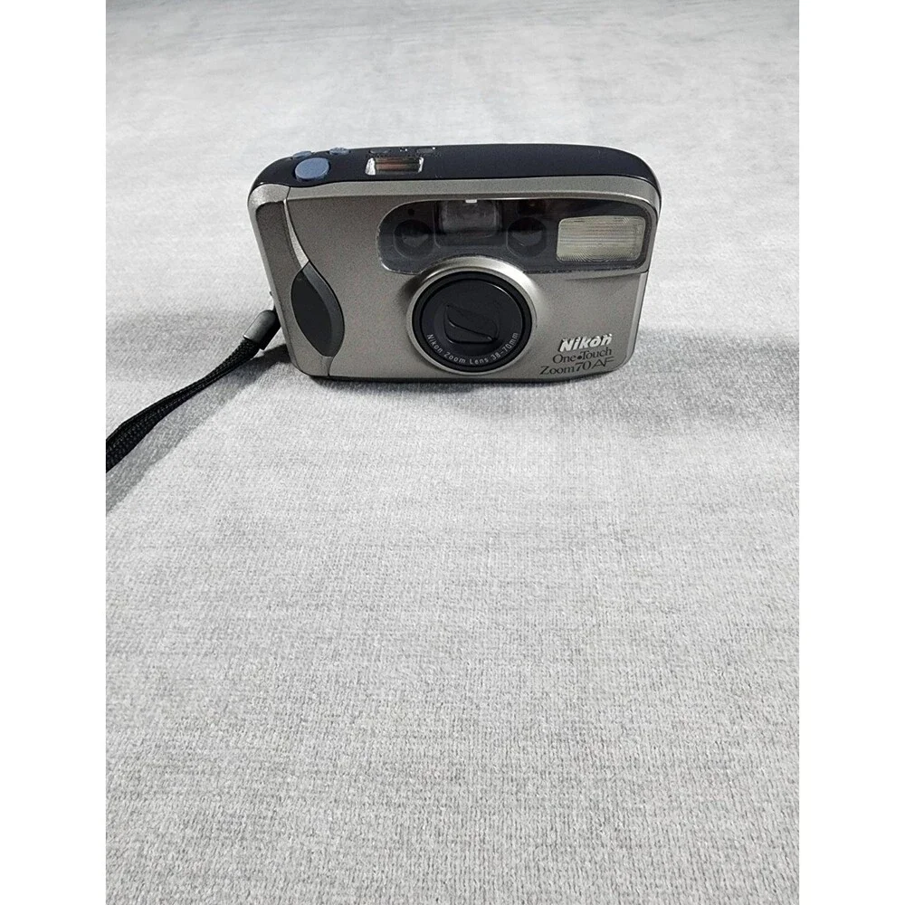 Nikon One Touch Zoom 70 QD 35mm Film Camera Point Shoot WORKS